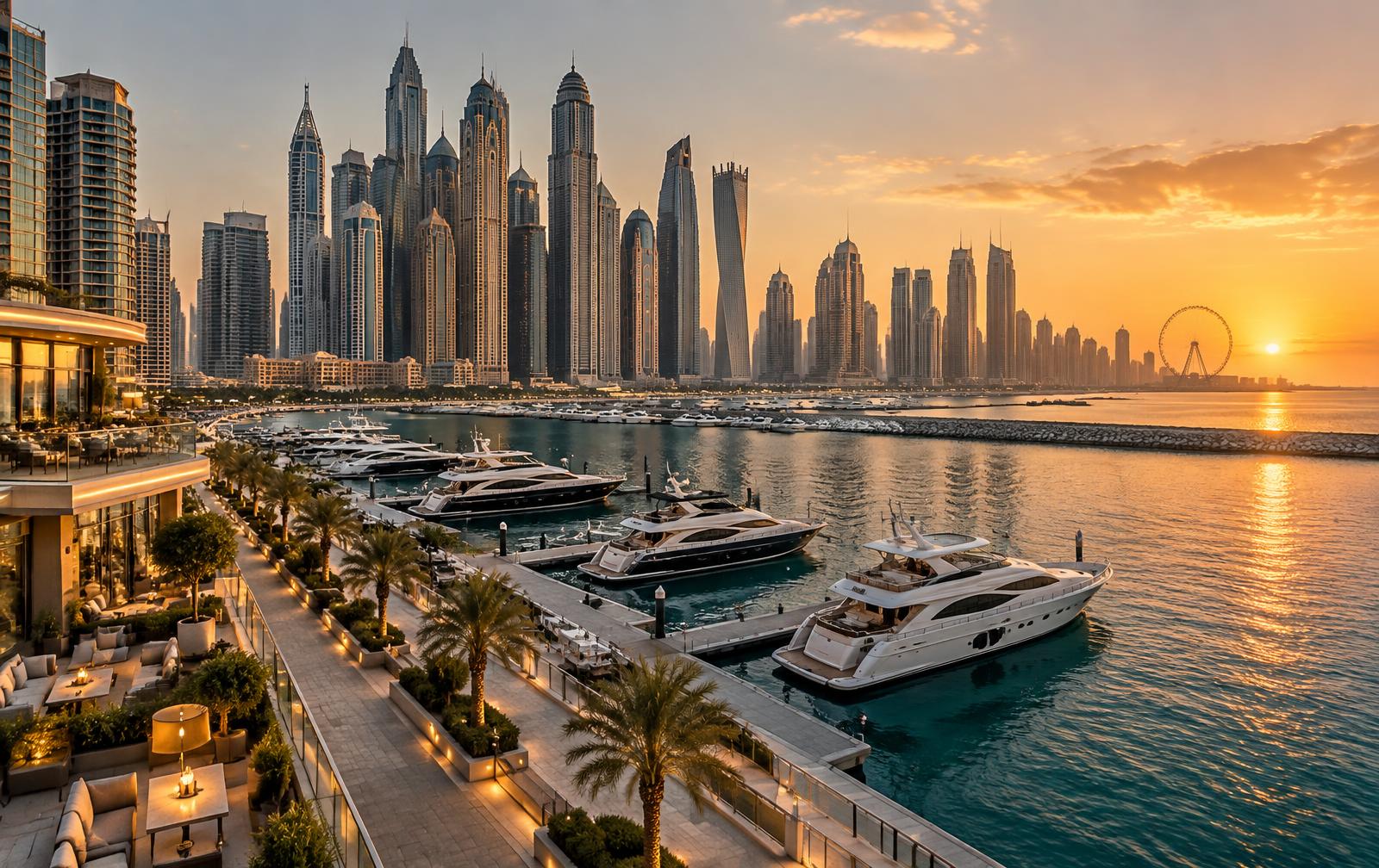 Dubai Harbour waterfront